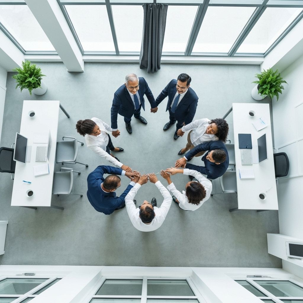 Professional team embodying our core values